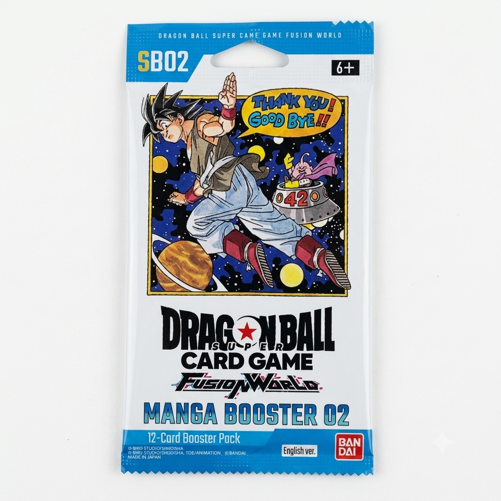 Dragon Ball Fusion World SB02 Box Manga Booster Pack 02 ENG