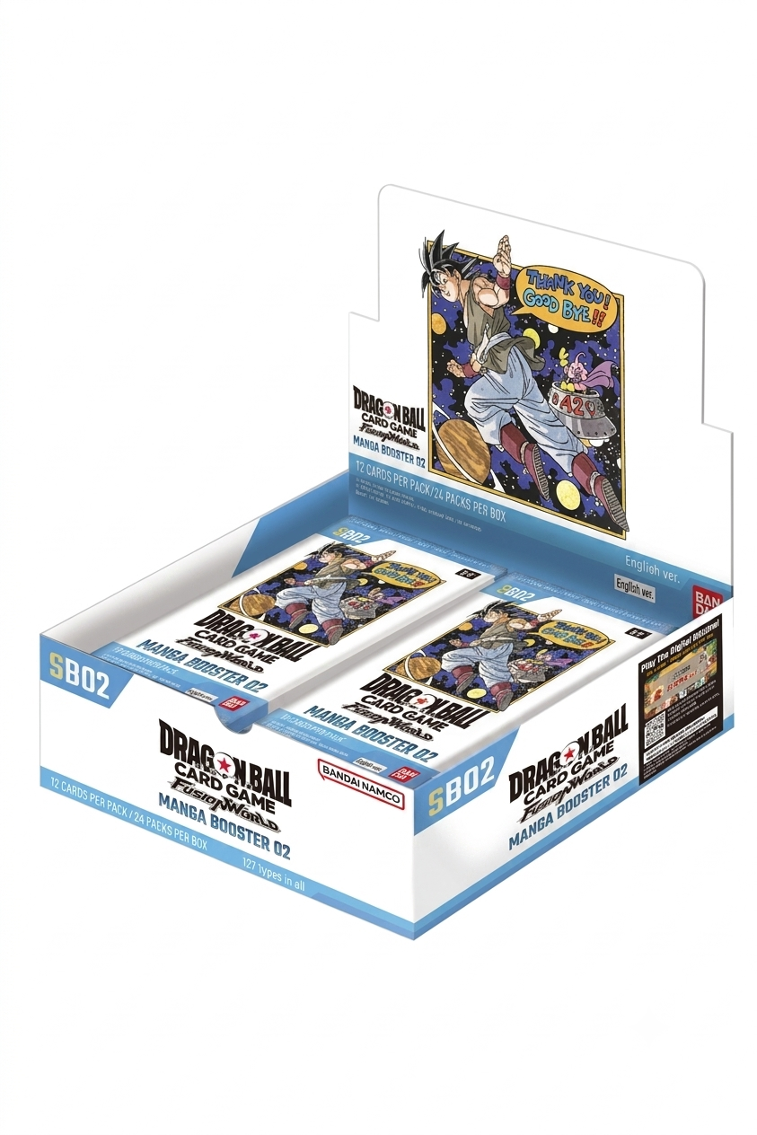 Dragon Ball Fusion World SB02 Box Manga Booster Pack 02 ENG