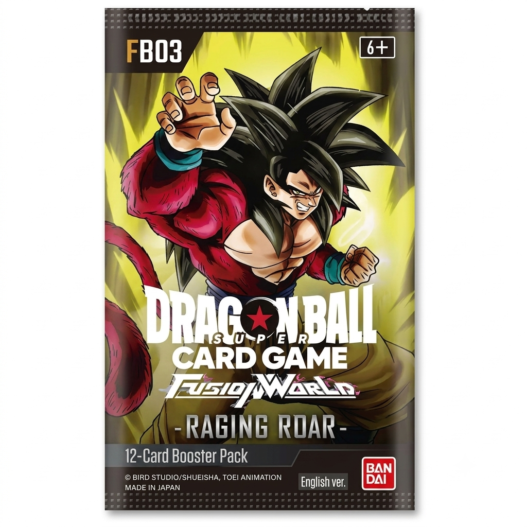 Dragon Ball Fusion World 03 Box FB-03 – Raging Roar – Super TCG Booster Display (24 Packs) – ENG